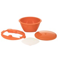 Borner Multimaker - tinted: Bowl with keep-fresh lid, sieve and Multiplate